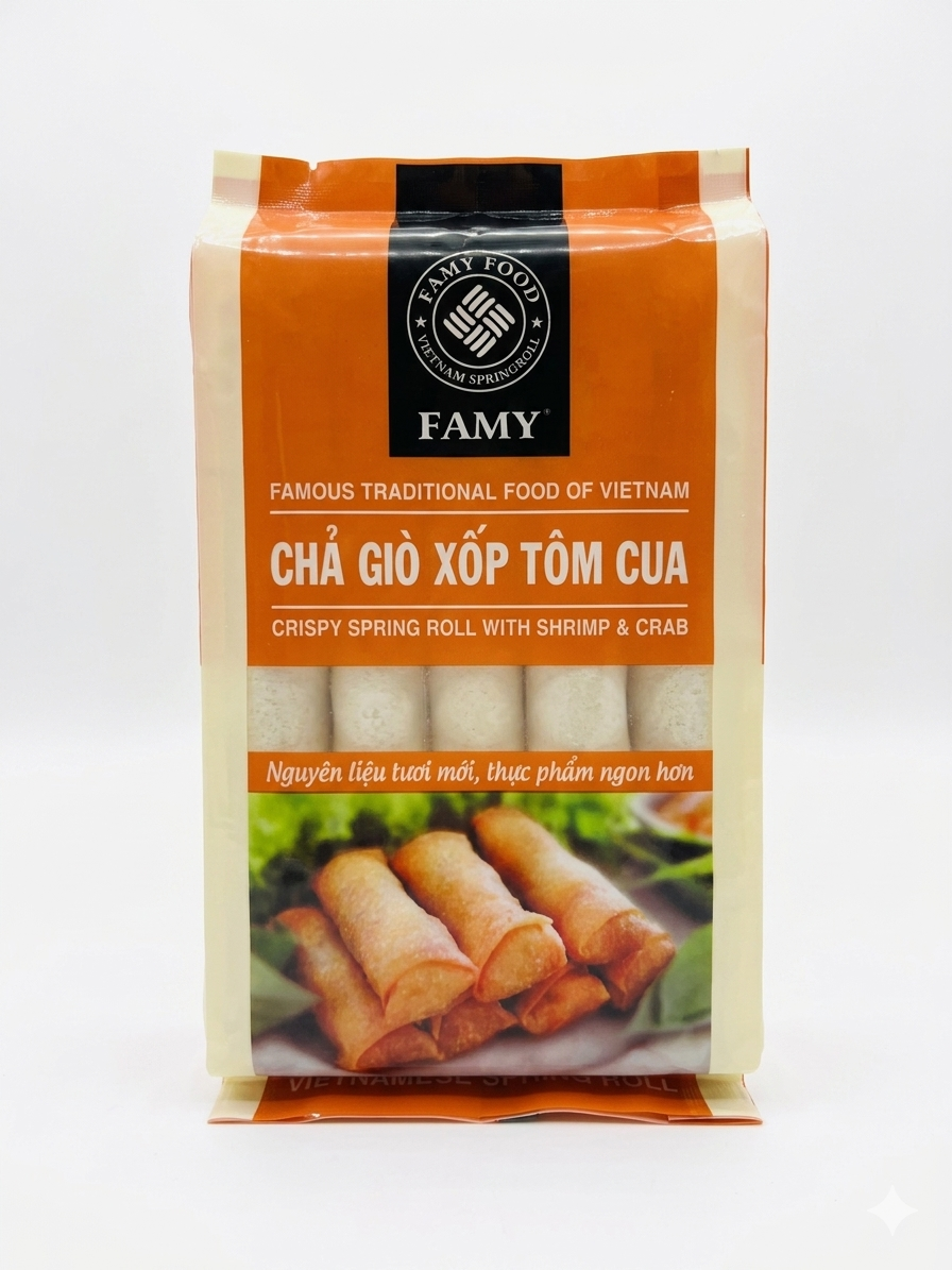 Chả giò xốp tôm cua